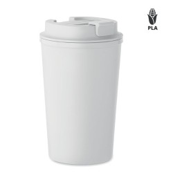 Gobelet Incassable Double Paroi 350 ml Personnalisé BEIBAKU Matières : PET Couleurs : beige 2
