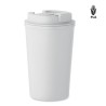 Gobelet Incassable Double Paroi 350 ml Personnalisé BEIBAKU Matières : PET Couleurs : blanc goodies publicitaire événementiel
