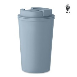 Gobelet Incassable Double Paroi 350 ml Personnalisé BEIBAKU Matières : PET Couleurs : bleu pétrole cadeau entreprise pas cher