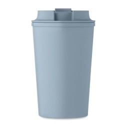 Gobelet Incassable Double Paroi 350 ml Personnalisé BEIBAKU Matières : PET Couleurs : bleu pétrole cadeau collaborateur premium