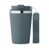 Gobelet double paroi  350 ml personnalisé TOPAZ Matières : acier inoxydable Couleurs : bleu pétrole impression logo haute qualit