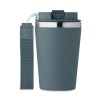 Gobelet double paroi  350 ml personnalisé TOPAZ Matières : acier inoxydable Couleurs : bleu pétrole goodies personnalisé en stoc