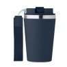 Gobelet double paroi  350 ml personnalisé TOPAZ Matières : acier inoxydable Couleurs : bleu marine goodies publicitaire durable