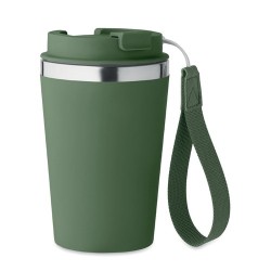 Gobelet double paroi  350 ml personnalisé TOPAZ Matières : acier inoxydable Couleurs : vert foncé impression haute définition