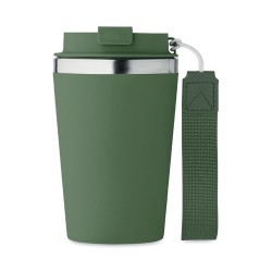 Gobelet double paroi  350 ml personnalisé TOPAZ Matières : acier inoxydable Couleurs : vert foncé goodies entreprise design