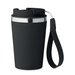 Gobelet double paroi  350 ml personnalisé TOPAZ Matières : acier inoxydable Couleurs : noir personnalisable avec votre logo
