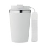 Gobelet double paroi  350 ml personnalisé TOPAZ Matières : acier inoxydable Couleurs : blanc accessoire événementiel unique