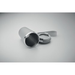 Gobelet double paroi  350 ml personnalisé TOPAZ Matières : acier inoxydable Couleurs : gris cadeau collaborateur premium