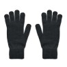 Gants tricotés s en RPET personnalisés - HANDNIT Matières : PET recyclé Couleurs : noir marquage laser ultra précis