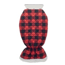 Gant grattoir matelassé publicitaire ICEHAND Matières : coton Couleurs : rouge cadeau entreprise pas cher