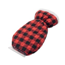 Gant grattoir matelassé publicitaire ICEHAND Matières : coton Couleurs : rouge objet promotionnel éco-responsable