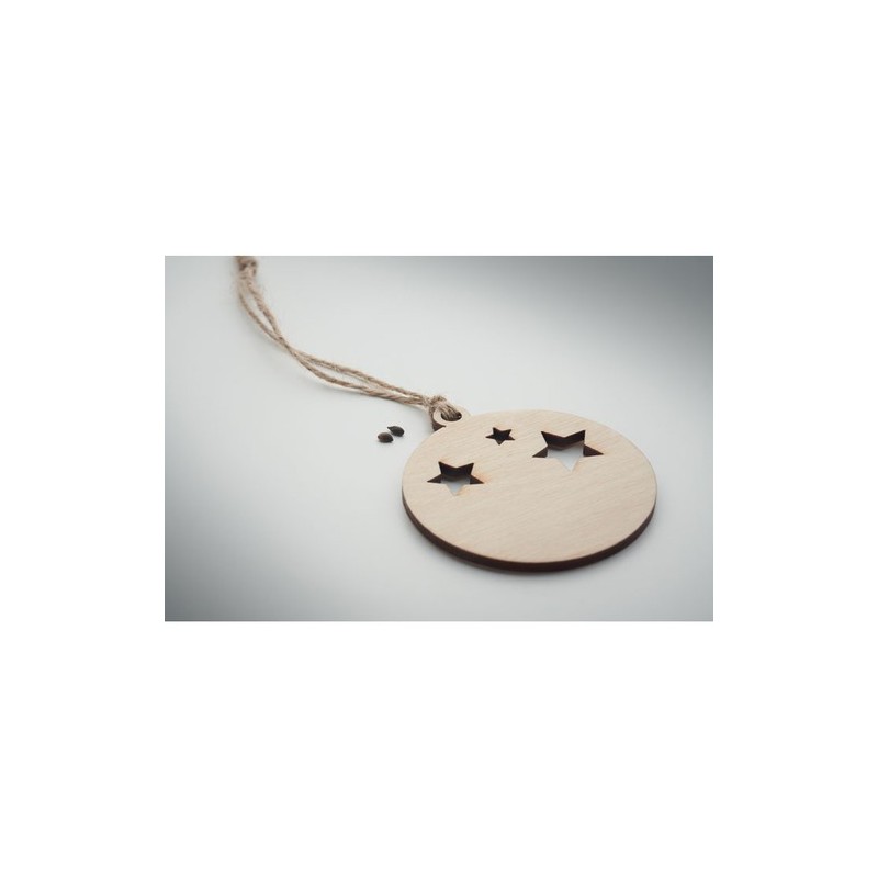 Suspension en Bois ROSEED pour Noël