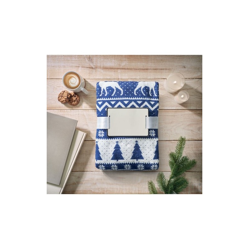 Couverture  personnalisée 190 gr/m² en RPET - TOSTI cadeau collaborateur premium