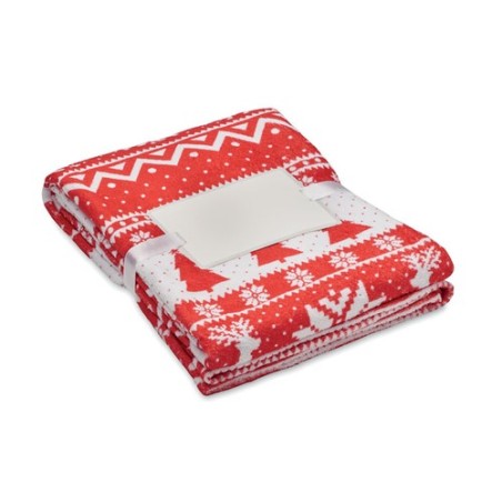 Couverture  personnalisée 190 gr/m² en RPET - TOSTI personnalisable avec votre logo