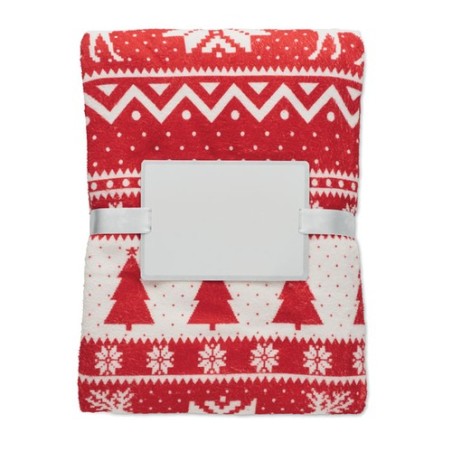 Couverture  personnalisée 190 gr/m² en RPET - TOSTI marquage laser ultra précis