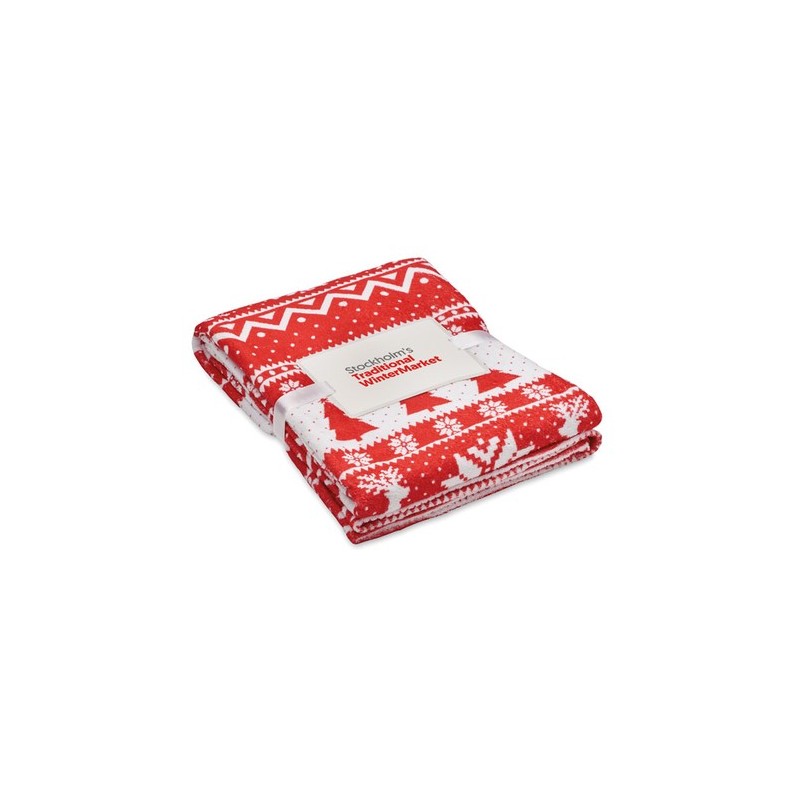Couverture  personnalisée 190 gr/m² en RPET - TOSTI objet promotionnel éco-responsable