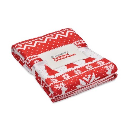 Couverture  personnalisée 190 gr/m² en RPET - TOSTI objet promotionnel éco-responsable