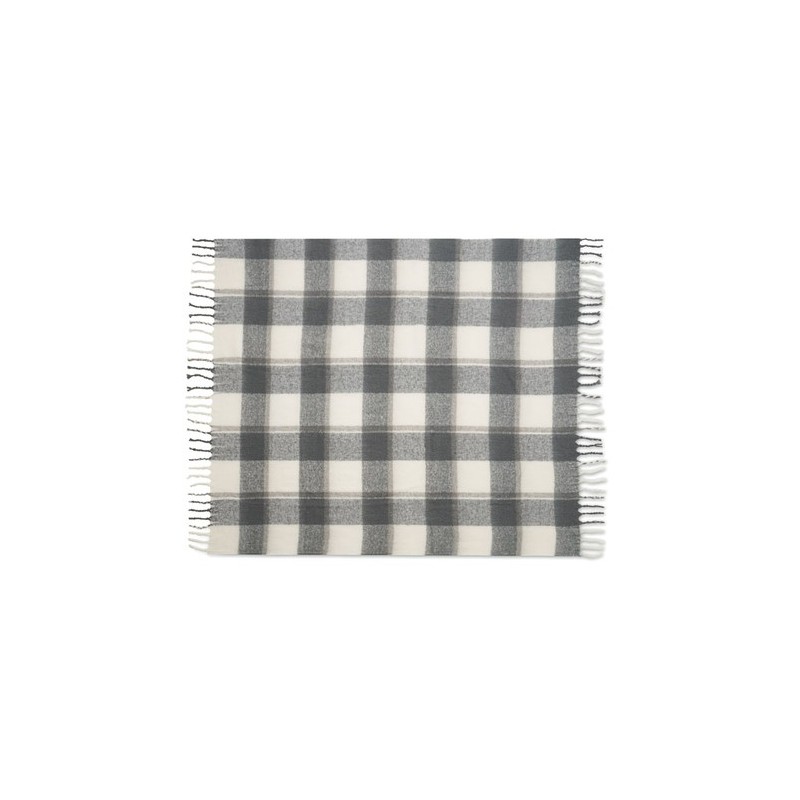 Couverture en Mohair à Carreaux QUET - Élégance et Confort
