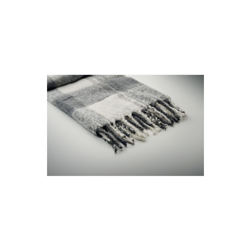 Couverture en Mohair à Carreaux QUET - Élégance et Confort