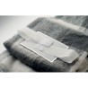 Couverture  en mohair à carreaux - QUET accessoire événementiel unique
