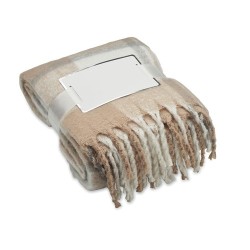 Couverture  en mohair à carreaux - QUET 2