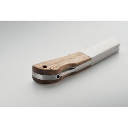 Couteau pliable unique en acacia - SKARP Matières : acier inoxydable Couleurs : bois livraison express 24h 48h
