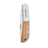 Couteau pliable unique en acacia - SKARP Matières : acier inoxydable Couleurs : bois objet promotionnel éco-responsable