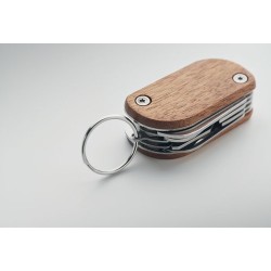 Couteau de poche multi-outils pratique et élégant personnalisé - WODYCUT Matières : bois Couleurs : bois objet promotionnel éco-