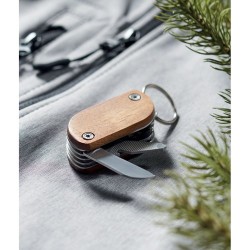 Couteau de poche multi-outils pratique et élégant personnalisé - WODYCUT Matières : bois Couleurs : bois cadeau collaborateur pr