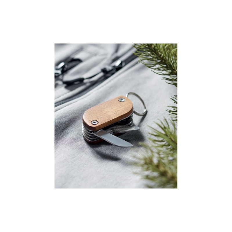 Couteau de poche multi-outils pratique et élégant personnalisé - WODYCUT Matières : bois Couleurs : bois cadeau collaborateur pr