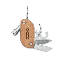 Couteau de poche multi-outils pratique et élégant personnalisé - WODYCUT Matières : bois Couleurs : bois personnalisation rapide