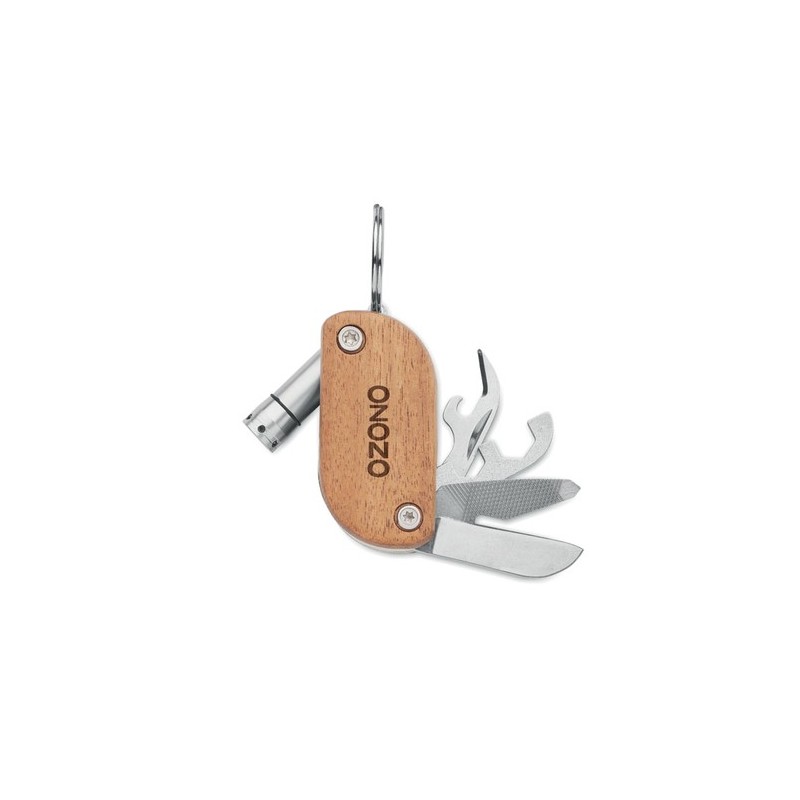 Couteau de poche multi-outils pratique et élégant personnalisé - WODYCUT Matières : bois Couleurs : bois personnalisation rapide