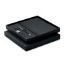 Coffret cadeau personnalisé élégant 3 pièces - SCRIBI 4 Matières : papier Couleurs : noir
