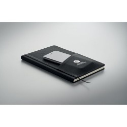 Coffret cadeau personnalisé élégant 3 pièces - SCRIBI 4 Matières : papier Couleurs : noir marquage laser ultra précis