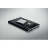 Coffret cadeau personnalisé élégant 3 pièces - SCRIBI 4 Matières : papier Couleurs : noir marquage laser ultra précis