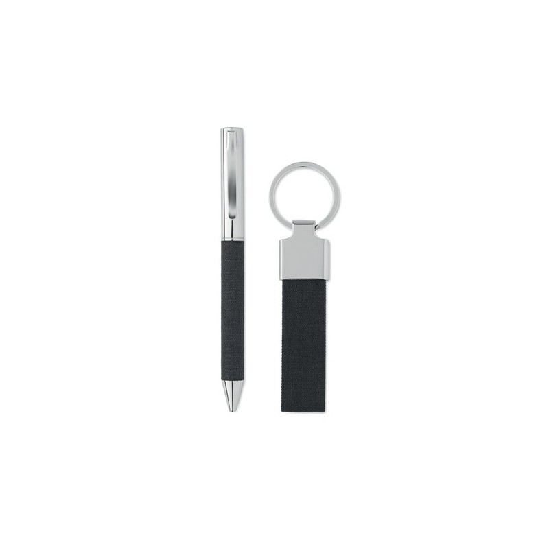 Coffret cadeau personnalisé élégant 3 pièces - SCRIBI 4 Matières : papier Couleurs : noir personnalisation rapide en France