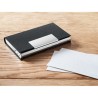 Coffret cadeau personnalisé 3 pièces - Stylo, Porte-Clés & Porte-Cartes - SCRIBI 3 Matières : acier inoxydable Couleurs : noir m