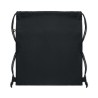 Sac à cordon  en coton recyclé PANDA BAG Matières : coton recyclé Couleurs : noir livraison express 24h 48h