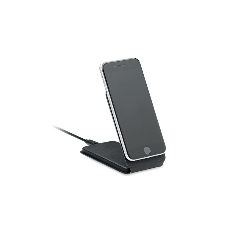 Chargeur magnétique  et efficace 15W - FAWTT Matières : PET recyclé Couleurs : noir goodies publicitaire événementiel