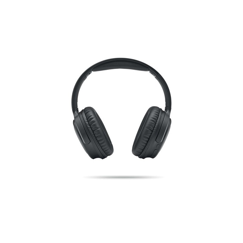 Casque audio pliable ANC de qualité personnalisé - SILENT Matières : ABS Couleurs : noir cadeau entreprise pas cher