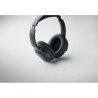 Casque audio pliable ANC de qualité personnalisé - SILENT Matières : ABS Couleurs : noir impression haute définition