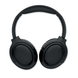 Casque audio pliable ANC de qualité personnalisé - SILENT Matières : ABS Couleurs : noir cadeau collaborateur premium