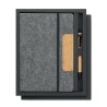 Carnet A5  personnalisé avec stylo - NOTEMIX RPET Matières : papier Couleurs : pierre cadeau entreprise pas cher