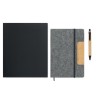 Carnet A5  personnalisé avec stylo - NOTEMIX RPET Matières : papier Couleurs : pierre impression haute définition