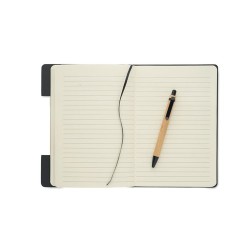 Carnet A5  personnalisé avec stylo - NOTEMIX RPET Matières : papier Couleurs : pierre livraison express 24h 48h