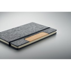 Carnet A5  personnalisé avec stylo - NOTEMIX RPET Matières : papier Couleurs : pierre cadeau client original