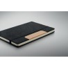 Carnet A5  personnalisé avec stylo - NOTEMIX RPET Matières : papier Couleurs : noir accessoire événementiel unique