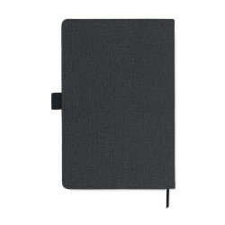 Carnet A5  en PU avec pochette - CINCO MO2285 Matières : papier recyclé Couleurs : noir goodies publicitaire événementiel