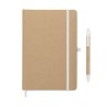 Carnet A5  en carton recyclé personnalisé - CARATIL Matières : papier Couleurs : blanc impression haute définition