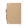 Carnet A5  en carton recyclé personnalisé - CARATIL Matières : papier Couleurs : blanc livraison express 24h 48h